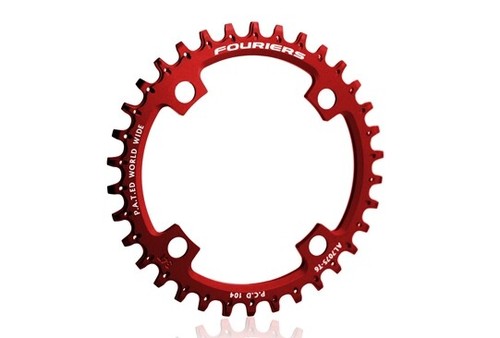 FOURIERS PCD104 Anello Catena Bici per Shimano M370 M410 LX 610 670 XT M780 40T Viola - Foto 6 di 11