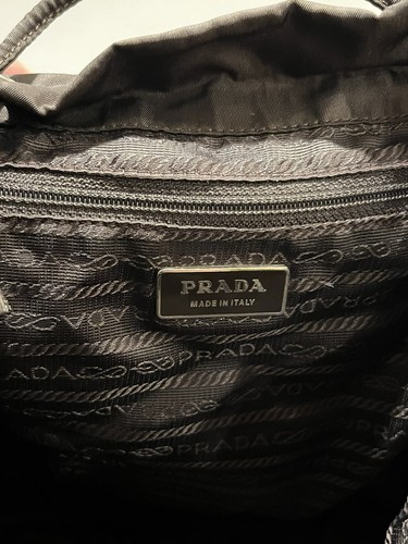 Prada Tessuto Buckle Drawstring Flap Nylon Backpack Brown Made In Italy W Card - Picture 22 of 23