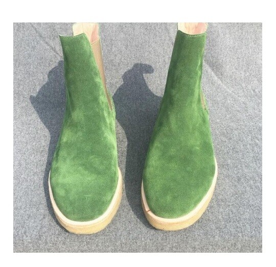 green dress boots (Official) Grant Stone | Garrison Boot Forest Kudu Leather
