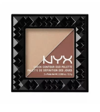 NYX Cheek Contour Duo Palette color CHCD06 Ginger & Pepper Full Size Brand New