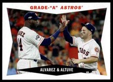 2020 Topps Archives 1960 Combo Cards Yordan Alvarez/Jose Altuve #60CC-AA R112