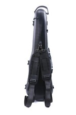 4/4 Violin Case Full Size Carbon Fiber Violin Box Black Color Light Strong