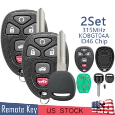 2 For 2007 2008 2009 2010 Pontiac G5 G6 Grand Prix Car Key B111-PT Remote Fob 5B