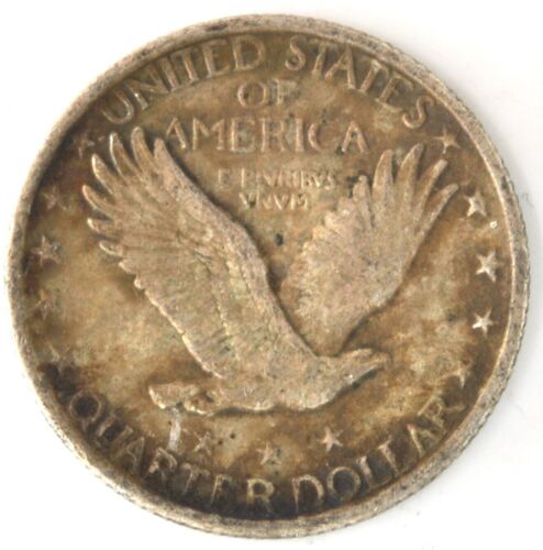 1920 Standing Liberty Quarter Dollar US 90% Silver 25 Cent Coin Philadelphia - Picture 2 of 2