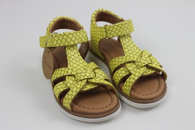 Neue Bisgaard Sandalen Gr. 25 felicia gelb Leder Kinderschuhe für Mädchen