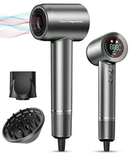 Hair Dryer  Negative Ionic Blow Dryer with 170000 RPM High Speed Brushless Motor