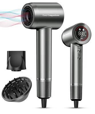 Hair Dryer  Negative Ionic Blow Dryer with 170000 RPM High Speed Brushless Motor