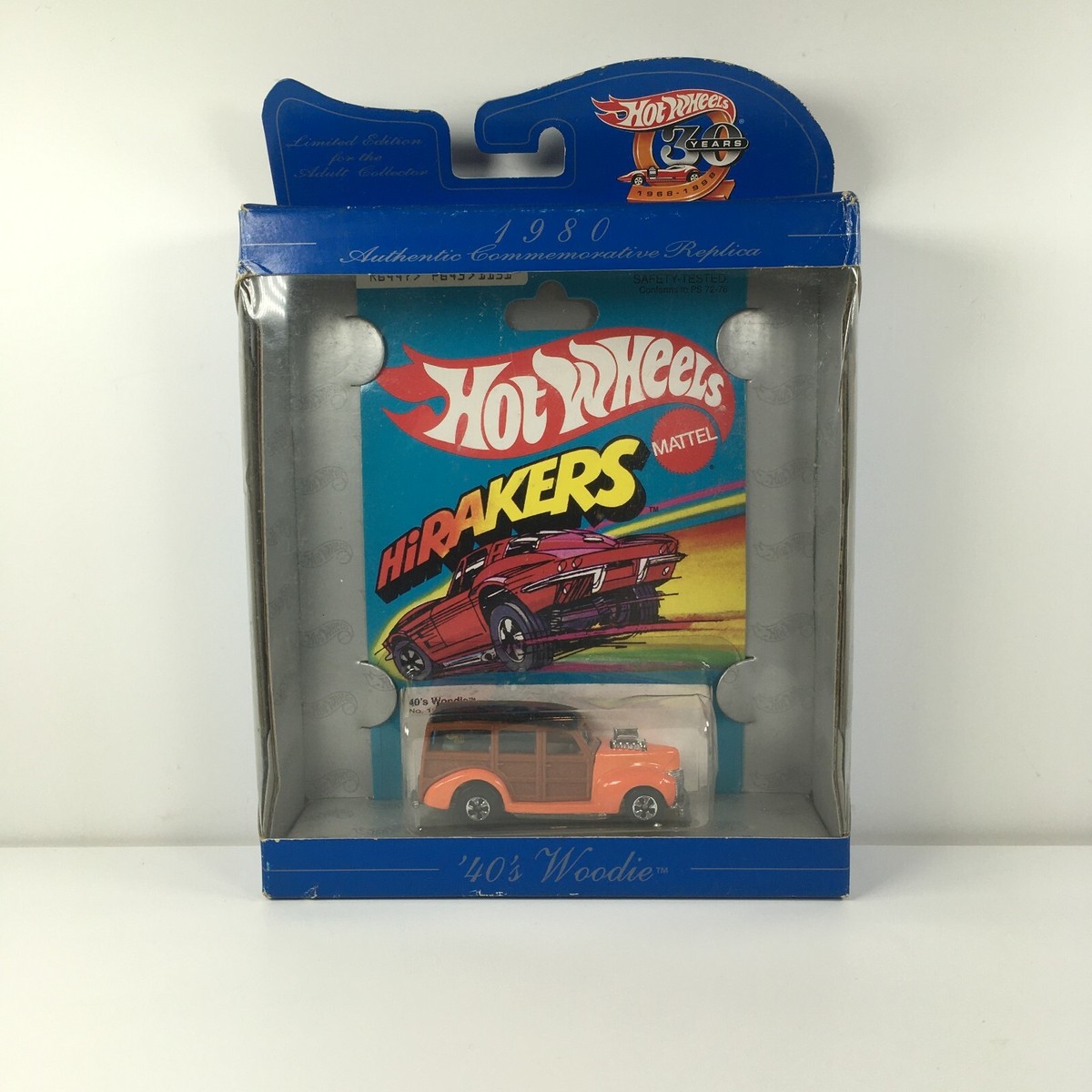 Hot Wheels Hi-rakers 40's Woodie 30th Anniversary Orange C4