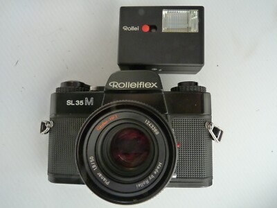 Rolleiflex SL 35M SLR Camera,Rollei 121 flash,Rollei HFT PLANAR 50
