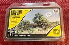 Woodland Scenics  Deciduous Tree Kit  3/4" to 3"  21 Pieces  TR1111 New