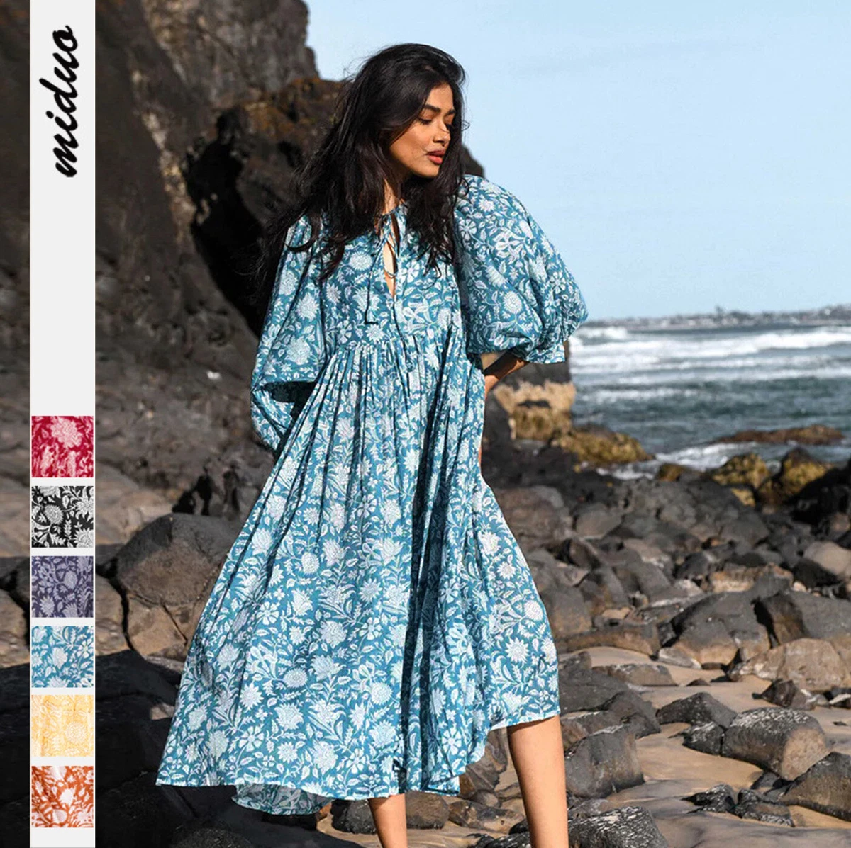 Mid sleeve dress 2025