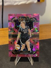 Kate Martin 2024 Panini Select WNBA Pink Cracked Ice Prizm Rookie RC #22 Aces