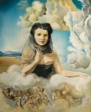 SALVADOR DALI Surrealism Art Poster or Canvas Print "Portrait of Mrs Ortiz"