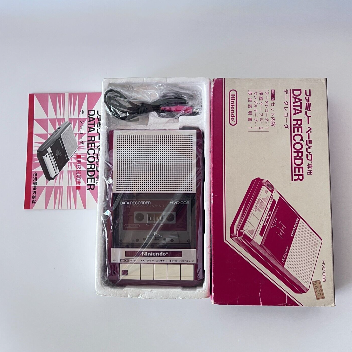Nintendo Cassette Data Recorder HVC-008 Family Basic Famicom 