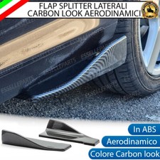FLAP SPLITTER SPOILER MINIGONNE LATERALI CARBON LOOK PER AUDI A4 B7