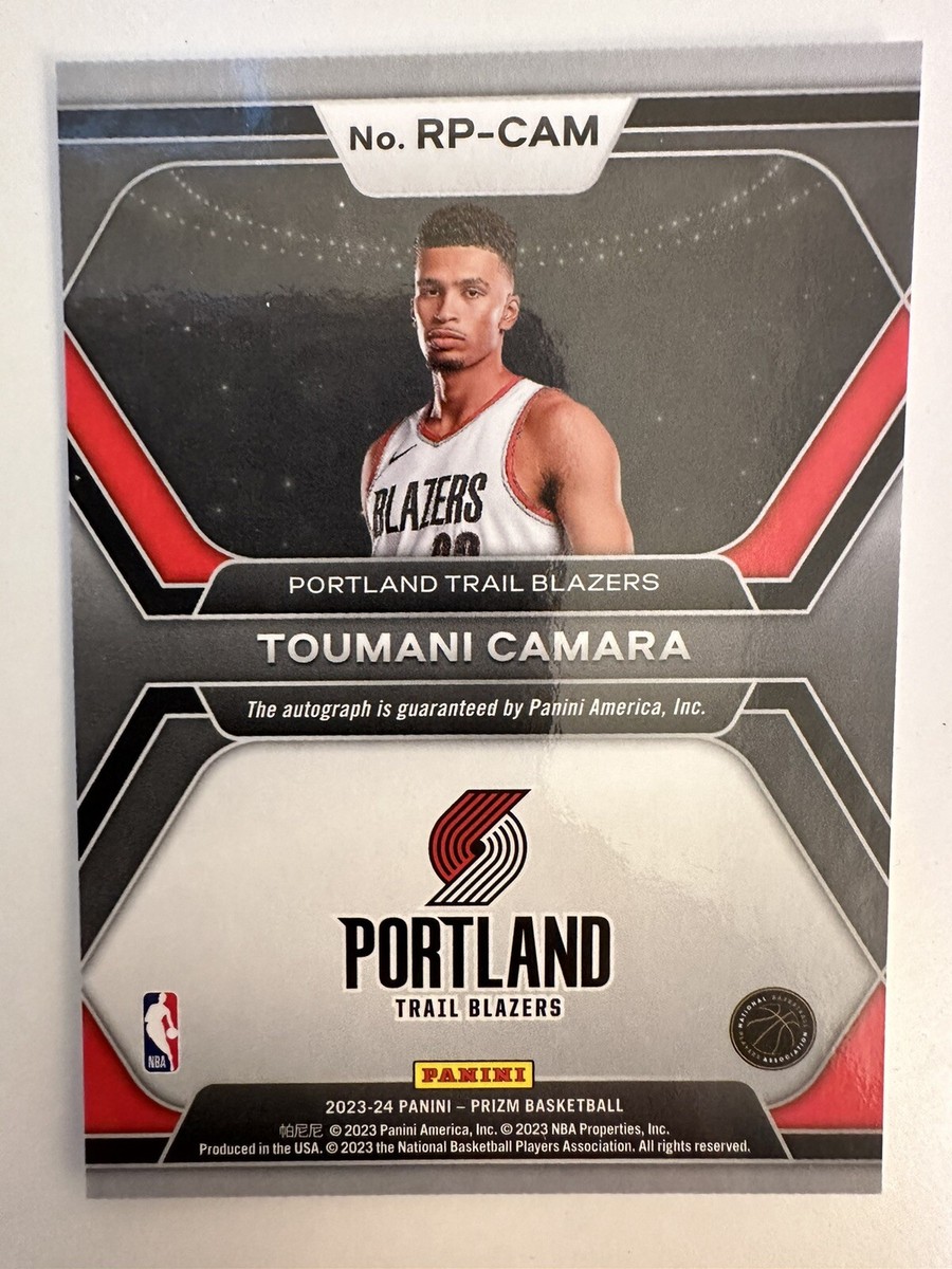 2023-24 Panini Prizm NBA Rookie Penmanship TOUMANI CAMARA