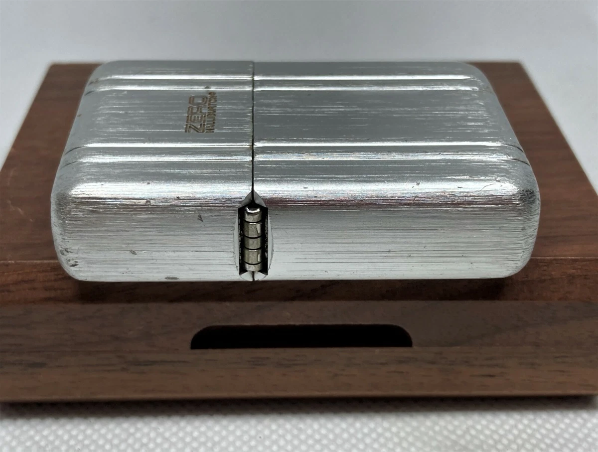 ZIPPO Limited Edition ZERO HALLIBURTON Luggage Aluminum Case Lighter w Wood  Case