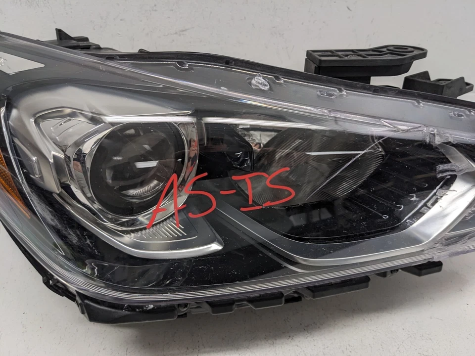 Faro delantero derecho del pasajero Hyundai Genesis G90 2017-2019 daños en la lente Foto 4 de 4