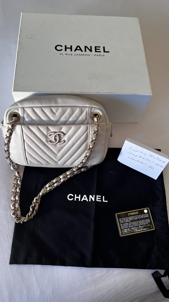 Chanel Chevron Camera Bag from 31 rue Cambon – Paris Authentic | eBay