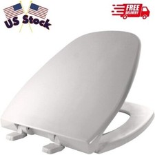 1240200 000 Eljer Emblem Plastic Toilet Seat, White