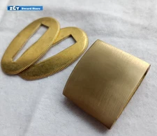 Brass Habaki Collar +Seppa  For Japan Samurai Sword Katana Wakizashi Tanto Blade