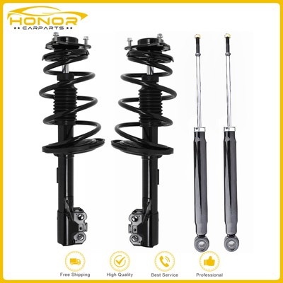 4Pcs Front Complete Struts Springs Rear Gas Shocks Fits Toyota Sienna 2011-2014