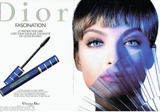 PUBLICITE ADVERTISING 016  1996  DIOR  maquillage mascara (2p)