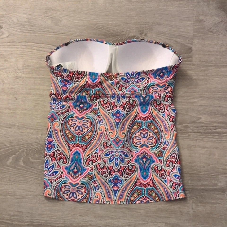 Tankini de natación Jantzen Paisley talla 10 Foto 4 de 4