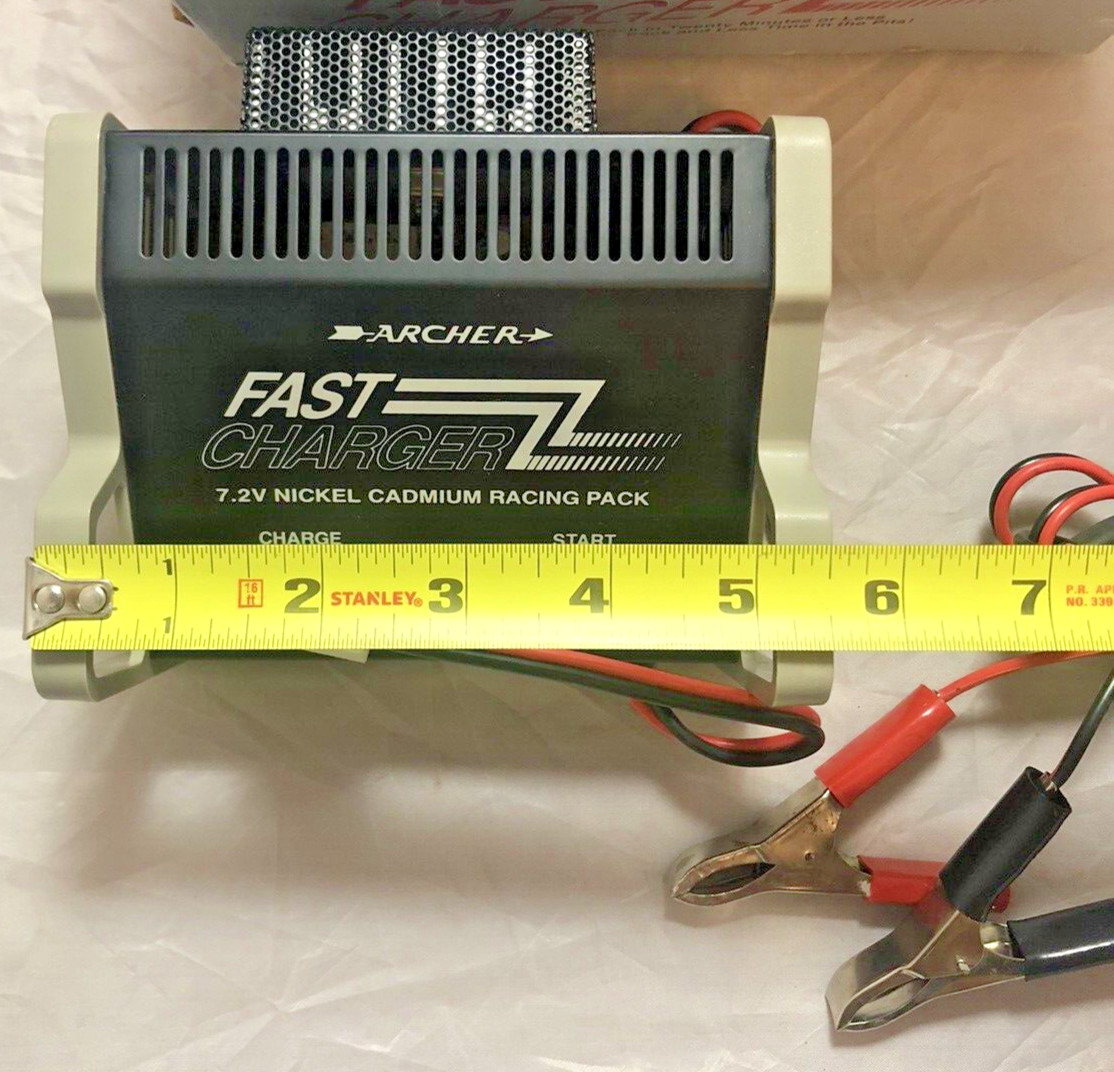 Archer 7.2V Fast Charger 23-232 Allows RC Charge From Your 12V Car Battery, New