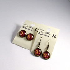 Harry Potter Nine and Three Quarters Earrings
