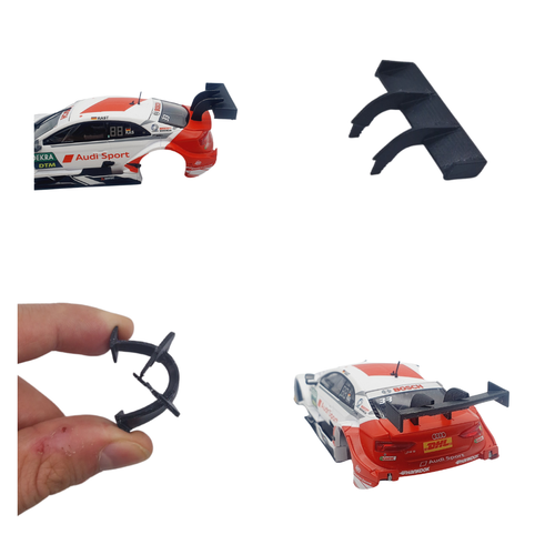flexibler Spoiler Carrera Digital 132 Audi RS 5 DTM Tuning Kleinteil Ersatzteil - Bild 5 von 15