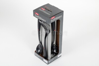 OXO Good Grips 4-Piece Black Nylon Tool Set