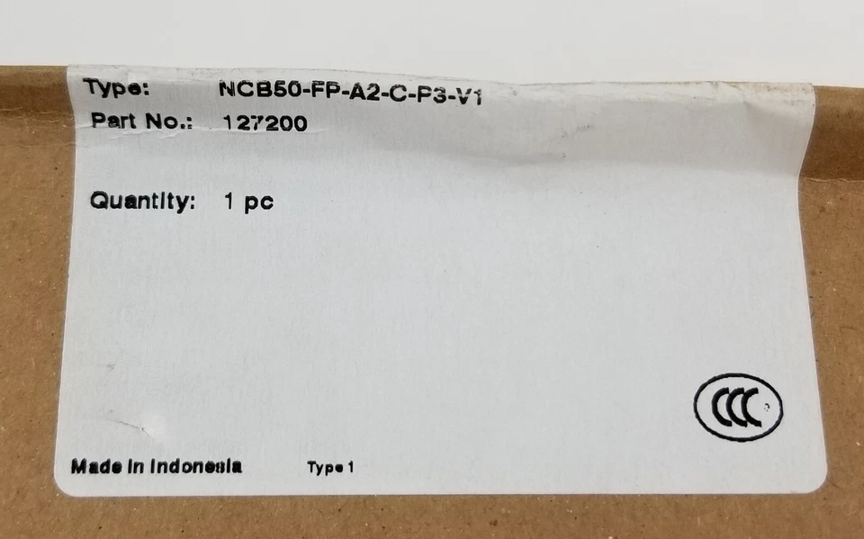 Pepperl+Fuchs NCB50-FP-A2-C-P3-V1 Inductive Proximity Sensor 50mm 10-60Vdc NEW - Image 3 of 4