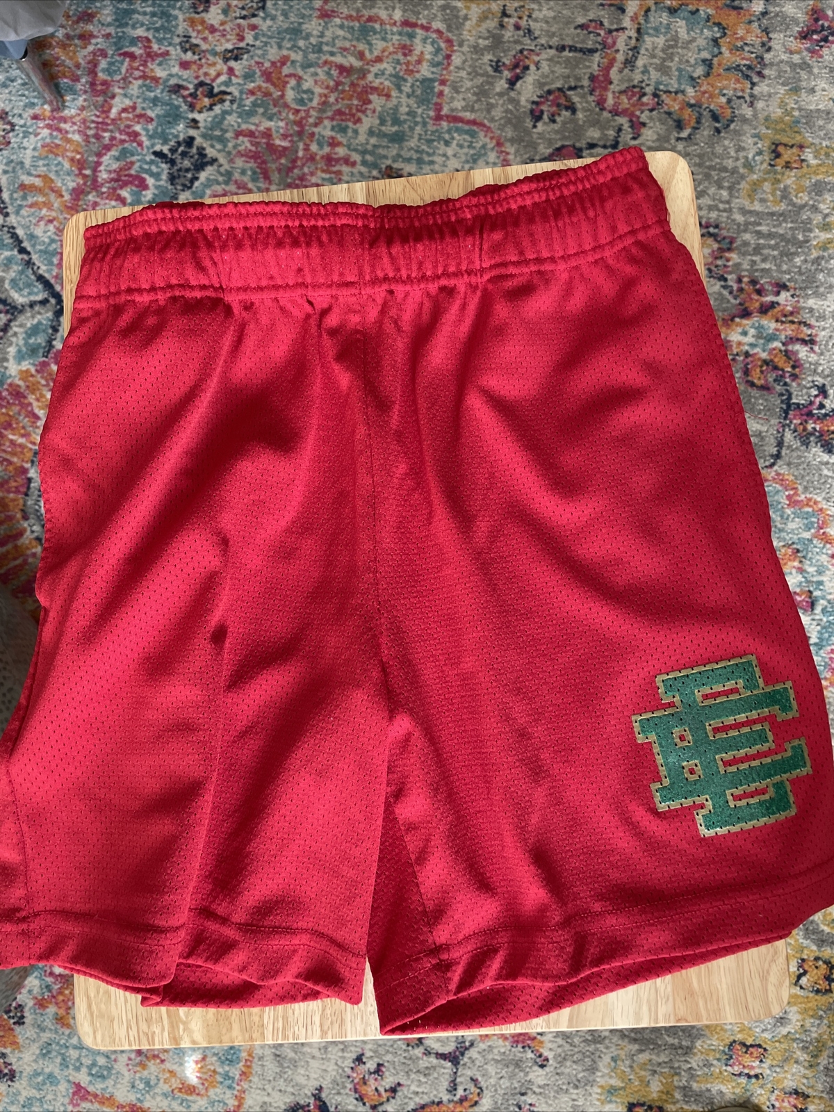 Eric Emanuel EE Basic Short Red/Gold/Glitter Gree… - image 1