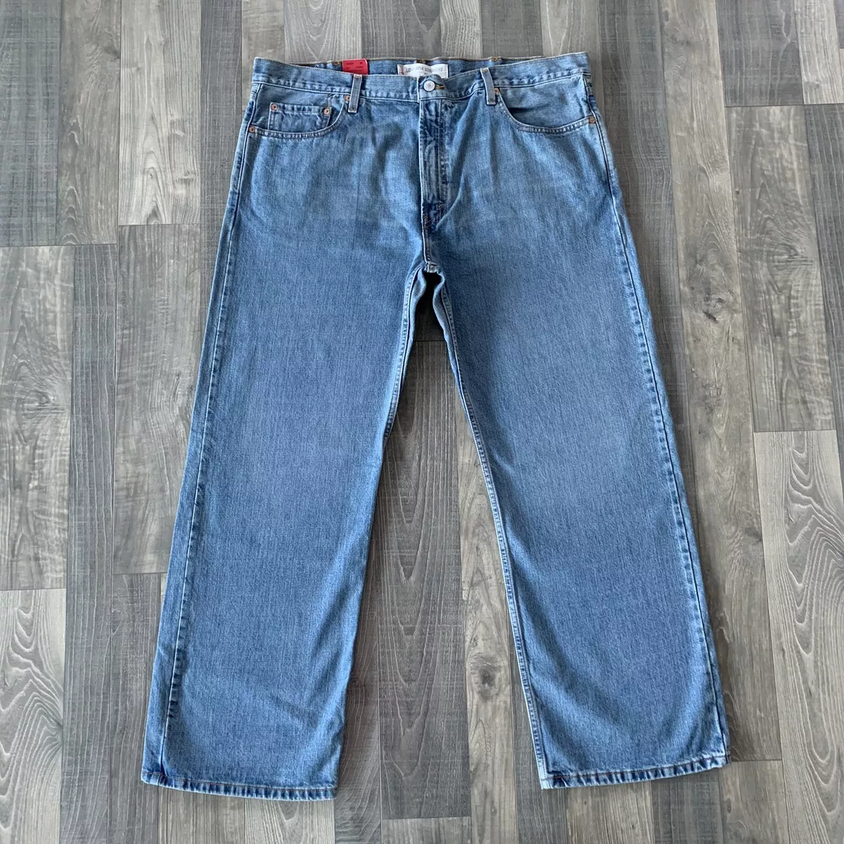 Levi s 529 Low Rise Straight Blue Jeans Men s 40x30 Relaxed Fit 05529 0601