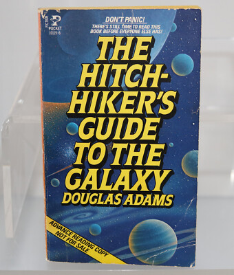 The Hitchhiker's Guide to the Galaxy Advance Reading Copy / ARC /Douglas Adams