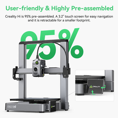 Creality Hi Combo 3D-Drucker 500mm/s Schnelldruck mit CFS Multicolor Filament
