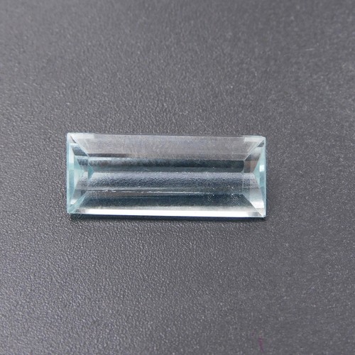 Natural Baguette Cut Loose Gemstone CERTIFIED 8.00 Ct A++ Blue Aquamarine - Picture 4 of 15