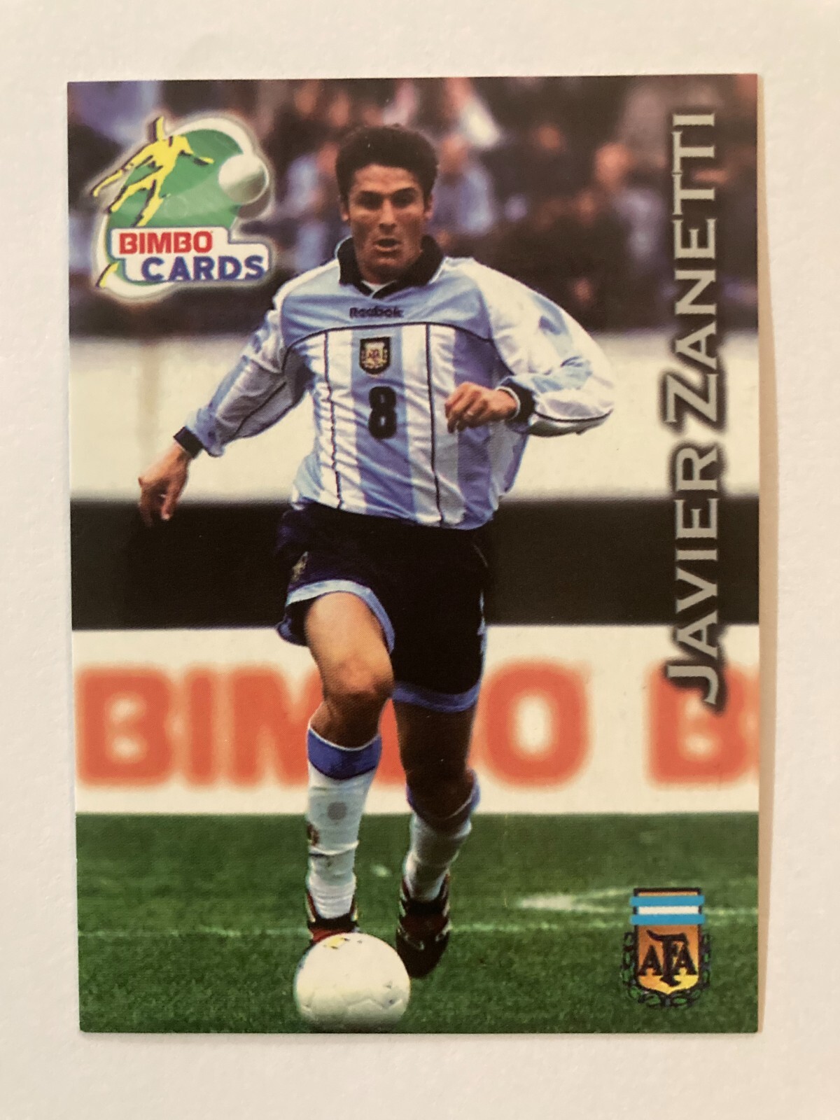 BIMBO Cards Javier Soccer card Argentina 2002 FIFA World Cup