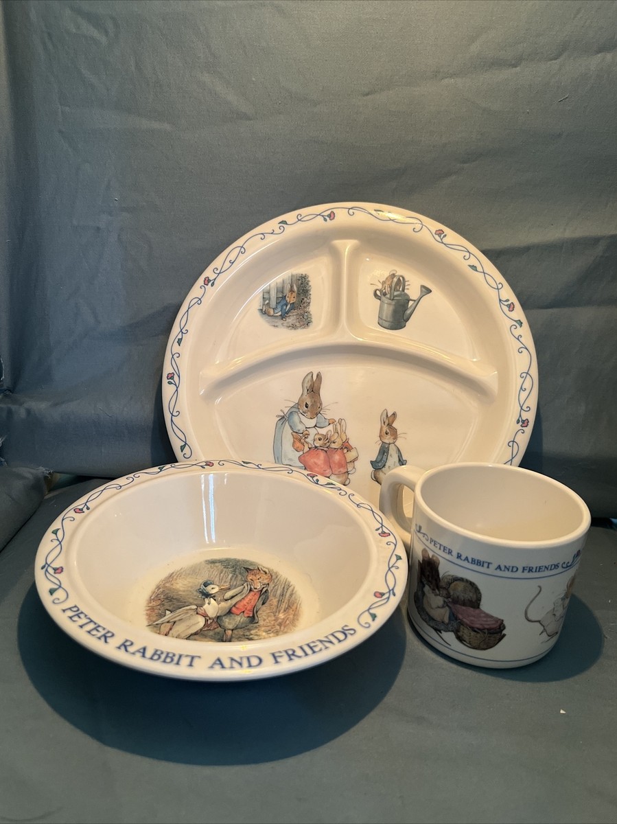 Eden Vintage Beatrix Potter Peter Rabbit and Friends 3 Piece