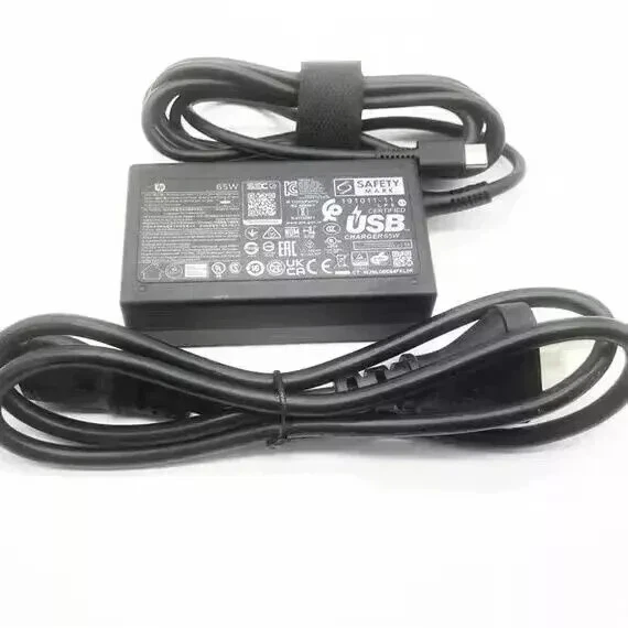 Cargador USB-C genuino 65W para HP EliteBook x360 1040 630 745 835 840 G9 845 860 Foto 2 de 4