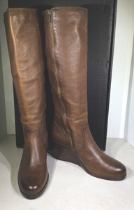 frye emma knee high wedge boot