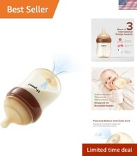 Natural 5oz PPSU Anti-Colic Baby Bottle - Breast-like Nursing Bottle for Infants