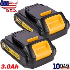 2Pack For DEWALT DCB201 20V 20Volt Max Lithium-Ion Compact Battery DCB203 DCB207
