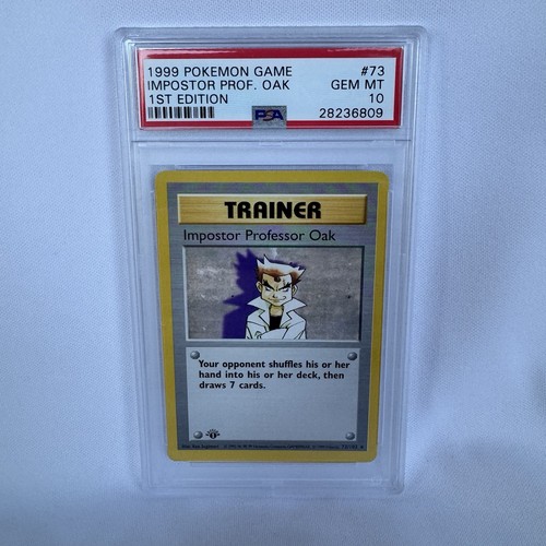 Impostor Professor Oak (1st Edition) graded PSA 10 for sale on eBay