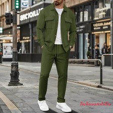 Mens Sweatsuits 2 Piece Sport Tracksuit Jogger Sweat Suits Jogging Outfits