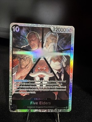 Five Elders SR OP13-082 Carrying On His Will Foil One Piece Card Game