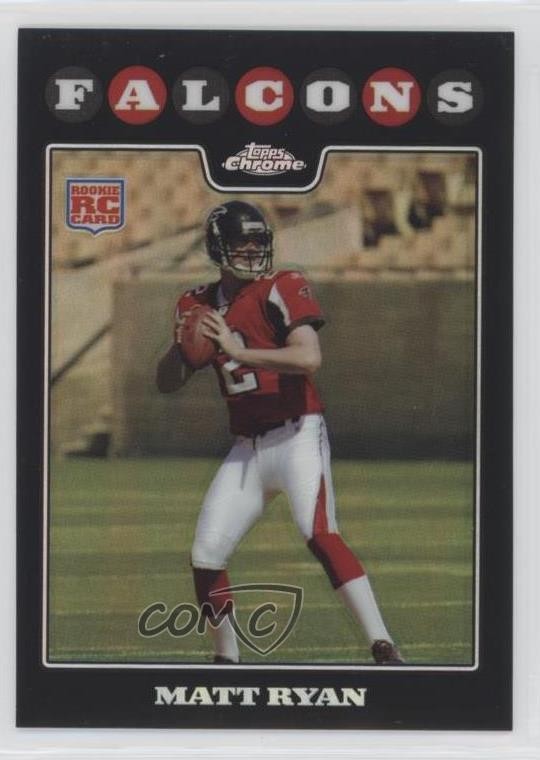 2008 Topps Chrome Refractor Matt Ryan #TC166 h8k