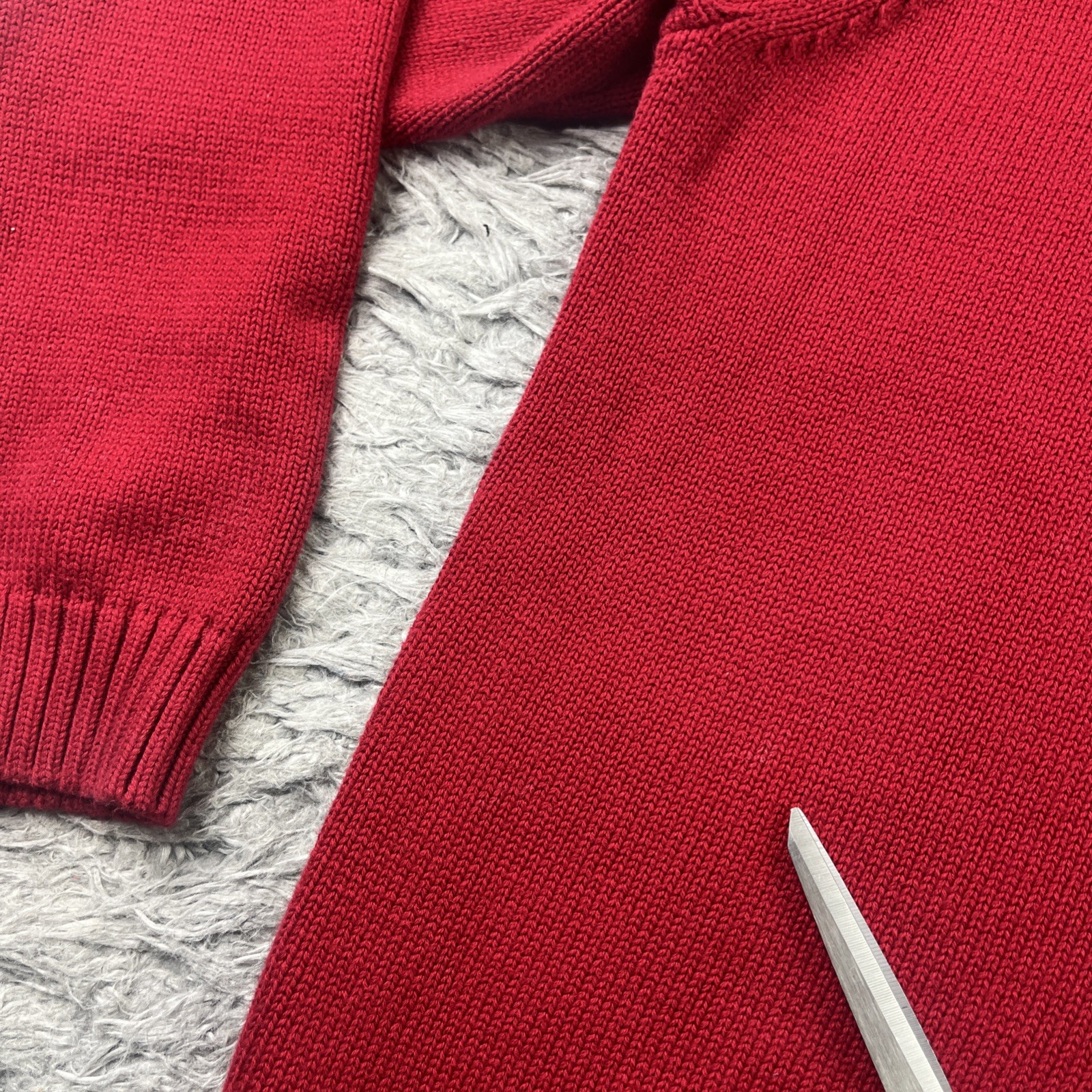 L.L.Bean Solid Crew Neck Cotton Pullover Sweater … - image 7