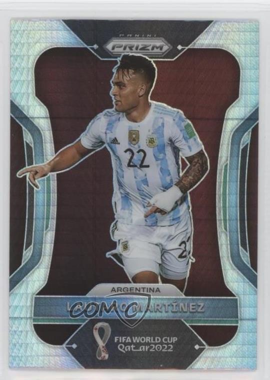 2022 Panini Prizm World Cup Qatar Hyper Prizm Lautaro Martinez #5 0c6